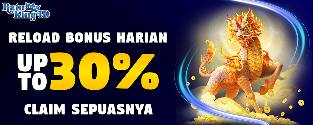 Bonus Harian Upto 30% Claim Sepuasnya